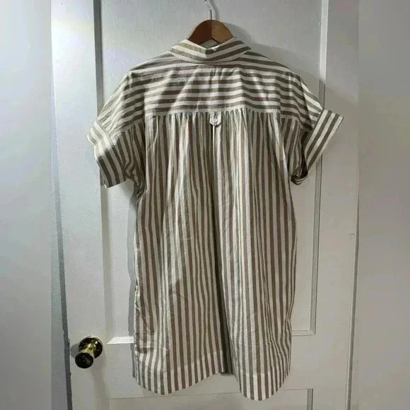 Madewell Collared Button-Front Mini Shirtdress - Picture 5 of 7